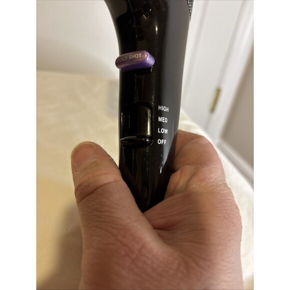 Vidal Sassoon 1875W Professional Ionic Styler Dryer VS783 BLACK COLOR Tested - Picture 4 of 4